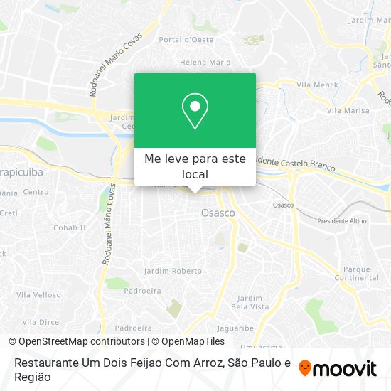 Restaurante Um Dois Feijao Com Arroz mapa