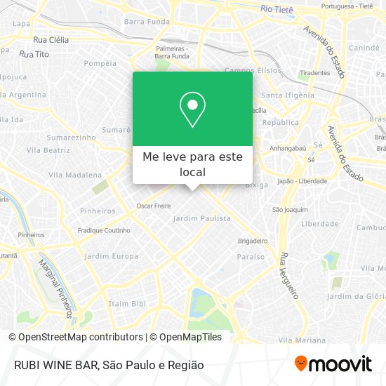 RUBI WINE BAR mapa
