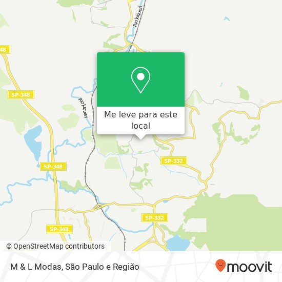M & L Modas, Avenida Rodolfo Polidoro, 185 Vila Rosina Caieiras-SP 07749-210 mapa