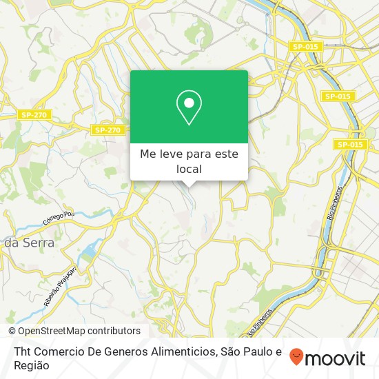 Tht Comercio De Generos Alimenticios, Rua Doutor Silvio Dante Bertacchi, 849 Vila Sônia São Paulo-SP 05625-000 mapa