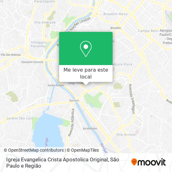 Igreja Evangelica Crista Apostolica Original mapa