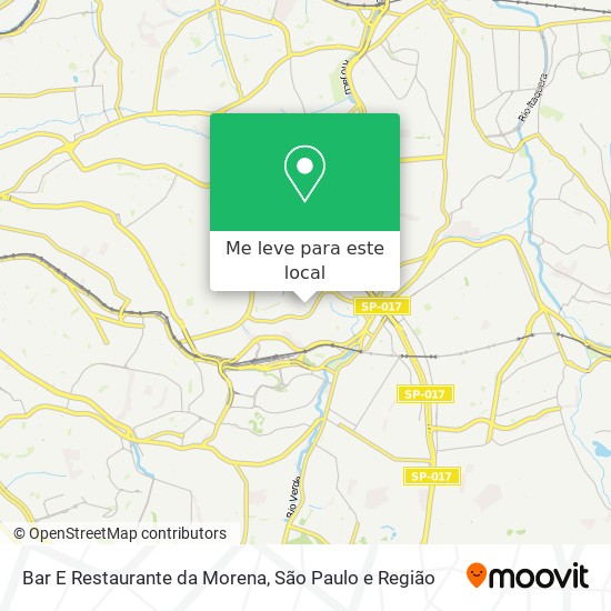 Bar E Restaurante da Morena mapa