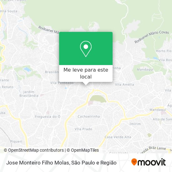Jose Monteiro Filho Molas mapa