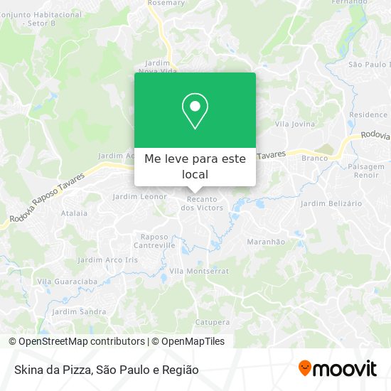 Skina da Pizza mapa