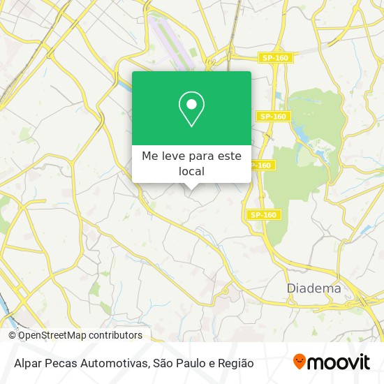 Alpar Pecas Automotivas mapa