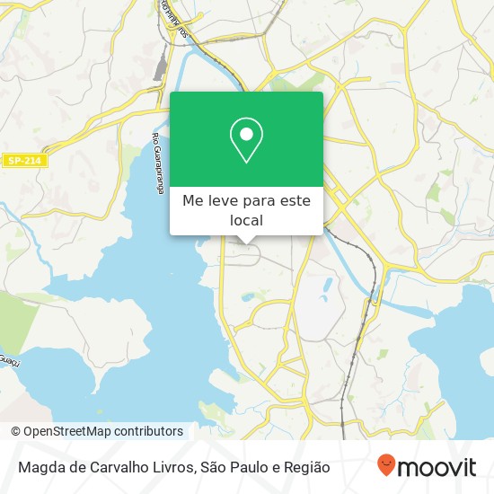 Magda de Carvalho Livros, Rua Antônio Mariano, 682 Socorro São Paulo-SP 04784-000 mapa