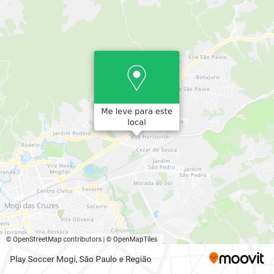 Play Soccer Mogi mapa