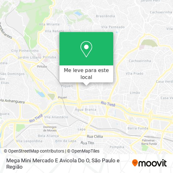 Mega Mini Mercado E Avicola Do O mapa