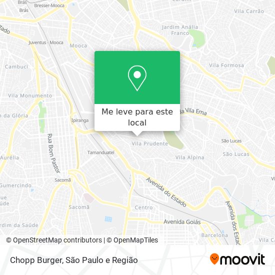 Chopp Burger mapa