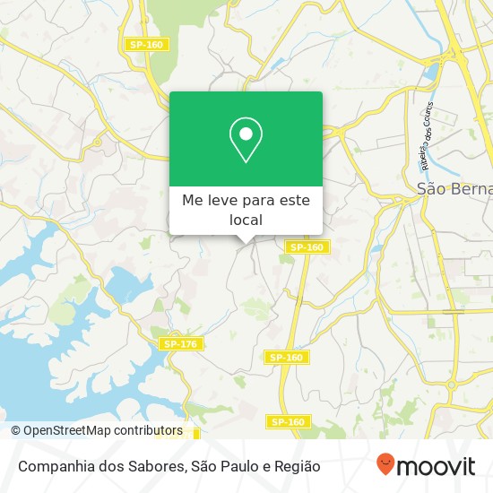 Companhia dos Sabores, Avenida Lico Maia, 396 Serraria Diadema-SP 09981-420 mapa