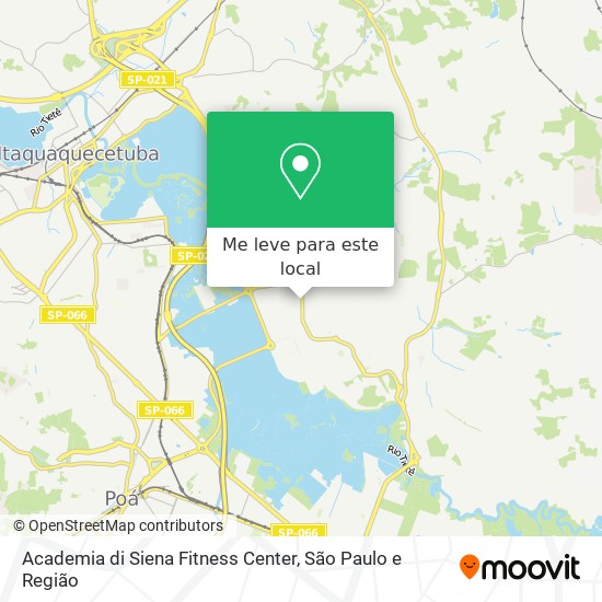 Academia di Siena Fitness Center mapa