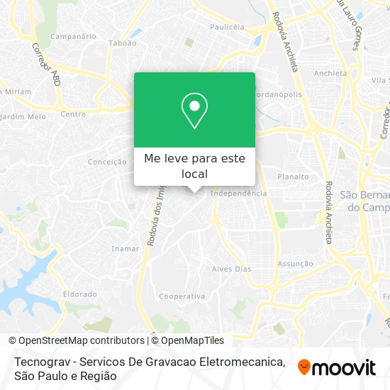 Tecnograv - Servicos De Gravacao Eletromecanica mapa