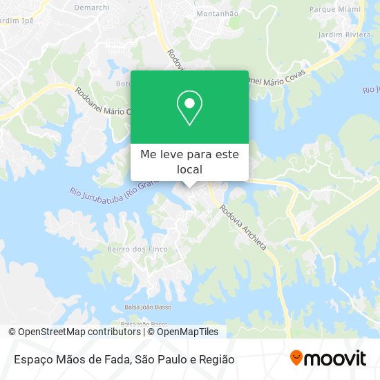 Espaço Mãos de Fada mapa
