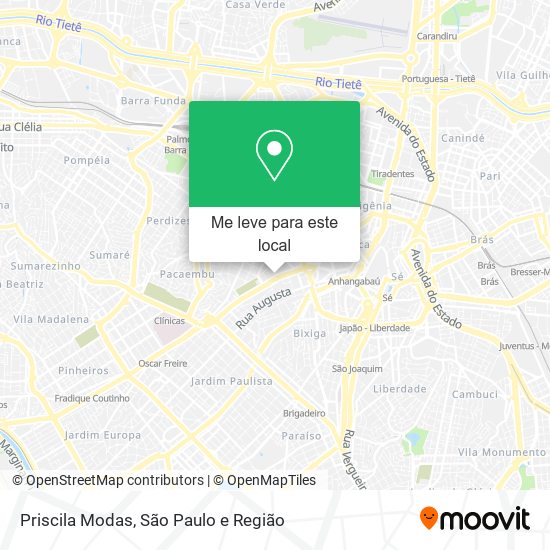 Priscila Modas mapa