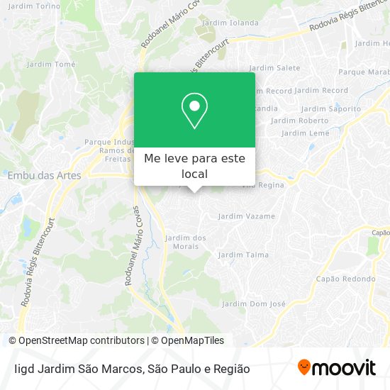 Iigd Jardim São Marcos mapa