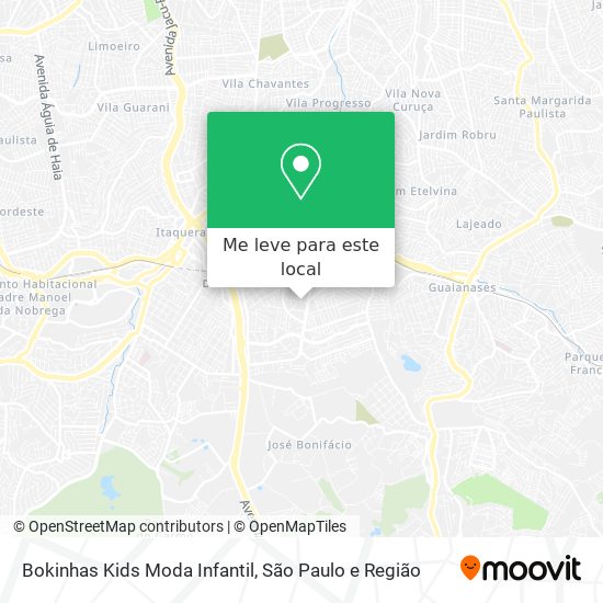 Bokinhas Kids Moda Infantil mapa
