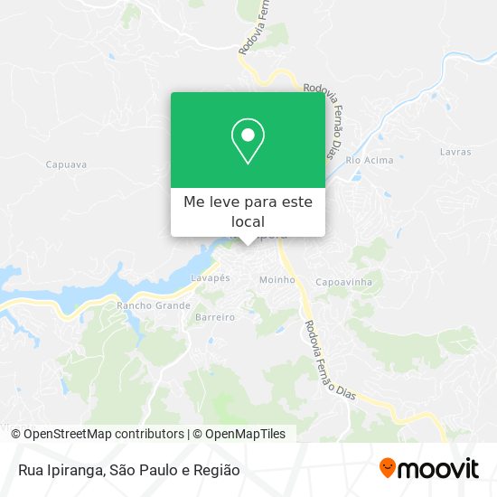 Rua Ipiranga mapa
