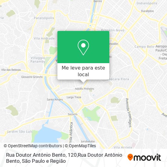 Rua Doutor Antônio Bento, 120,Rua Doutor Antônio Bento mapa