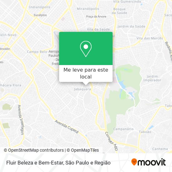 Fluir Beleza e Bem-Estar mapa