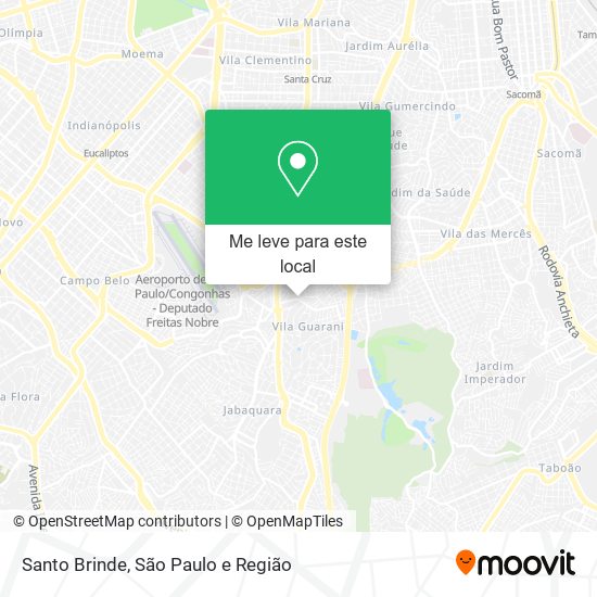 Santo Brinde mapa