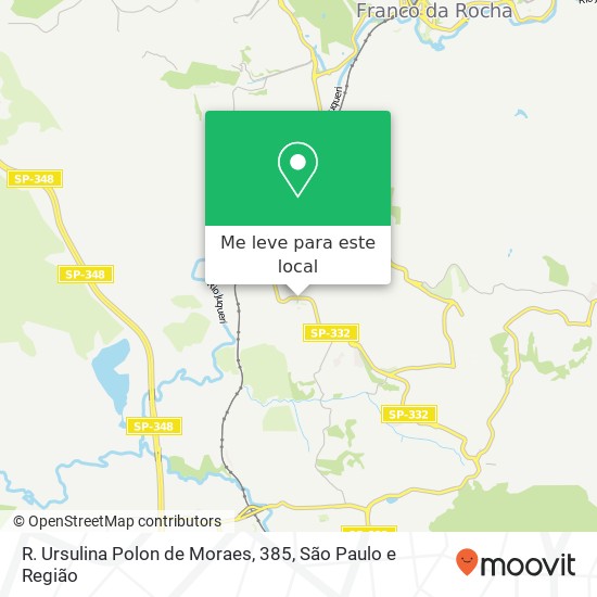 R. Ursulina Polon de Moraes, 385 mapa