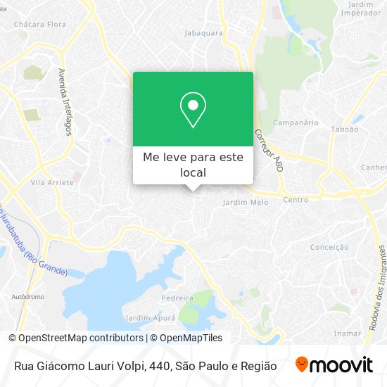 Rua Giácomo Lauri Volpi, 440 mapa