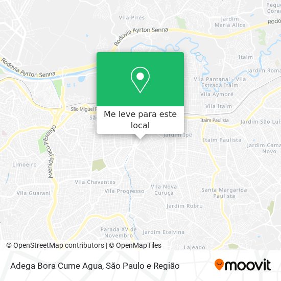 Adega Bora Cume Agua mapa