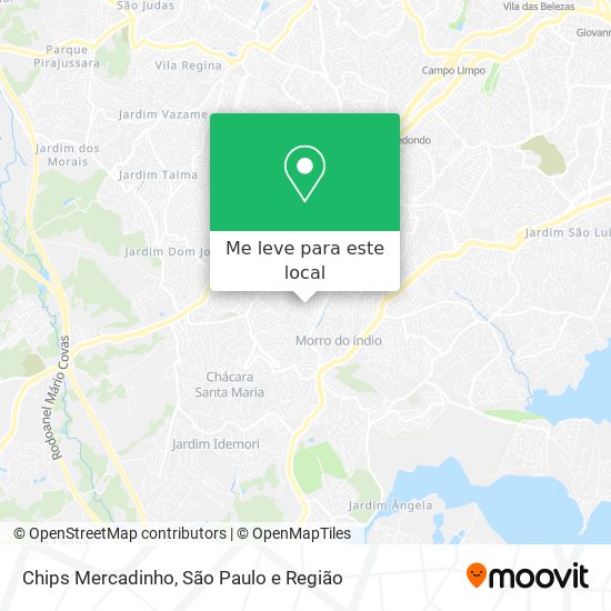 Chips Mercadinho mapa