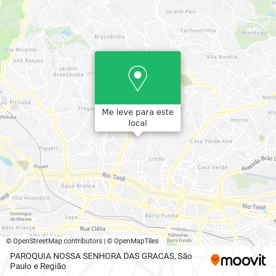 PAROQUIA NOSSA SENHORA DAS GRACAS mapa
