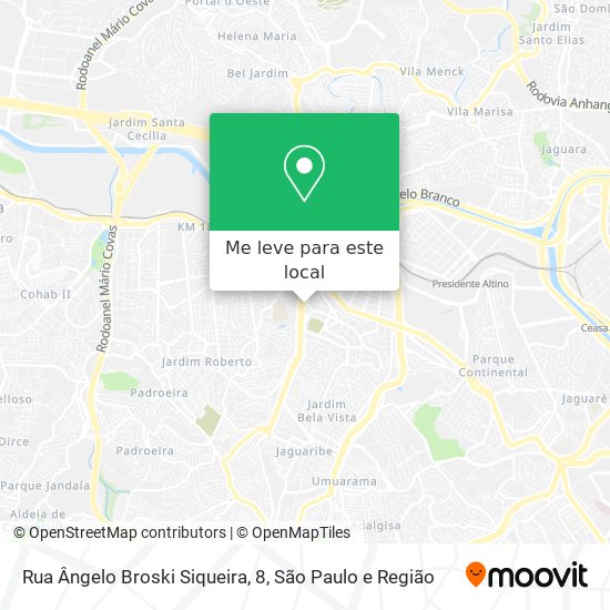 Rua Ângelo Broski Siqueira, 8 mapa