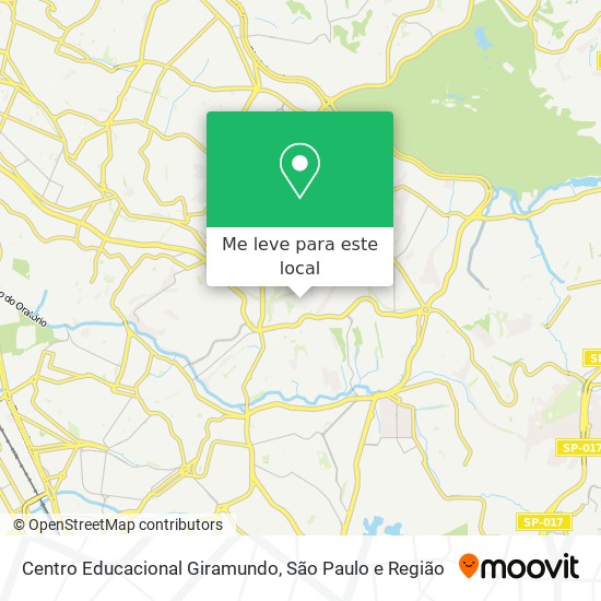 Centro Educacional Giramundo mapa