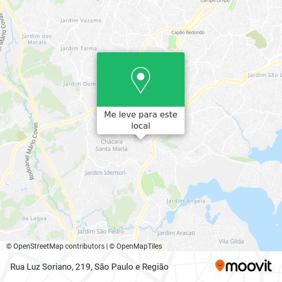 Rua Luz Soriano, 219 mapa