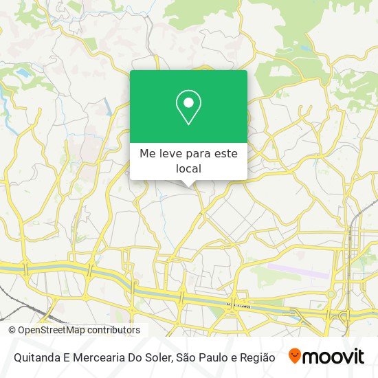 Quitanda E Mercearia Do Soler mapa