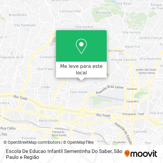 Escola De Educao Infantil Sementinha Do Saber mapa