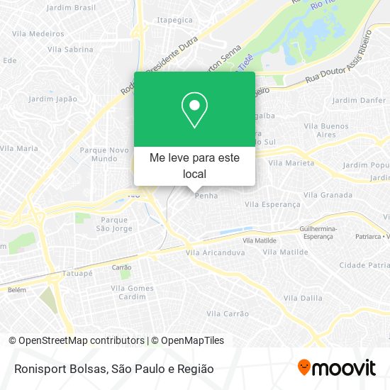 Ronisport Bolsas mapa