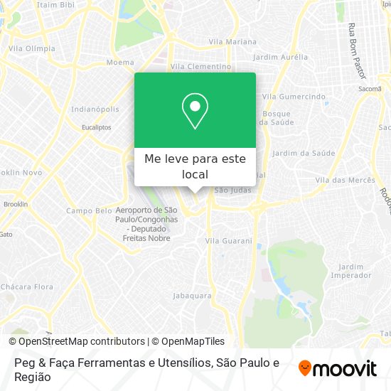 Peg & Faça Ferramentas e Utensílios mapa