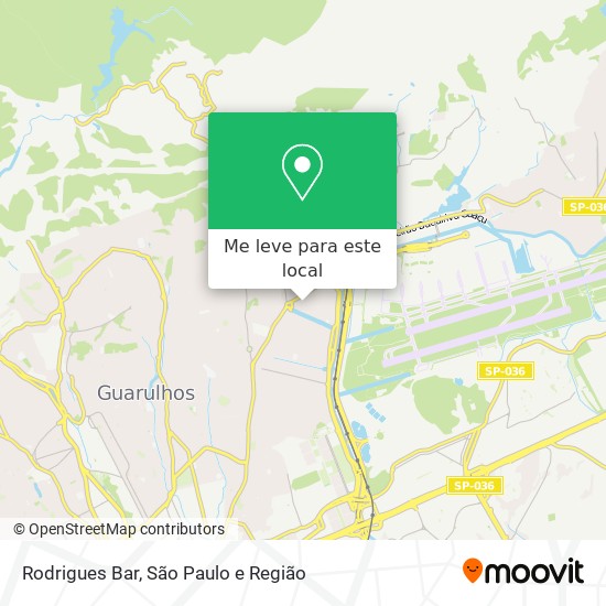Rodrigues Bar mapa