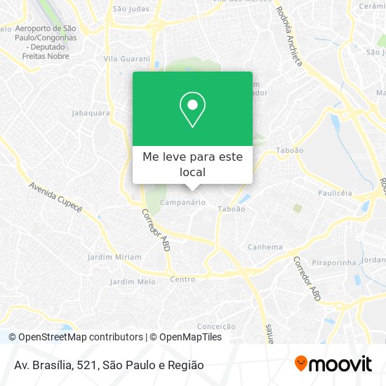 Av. Brasília, 521 mapa