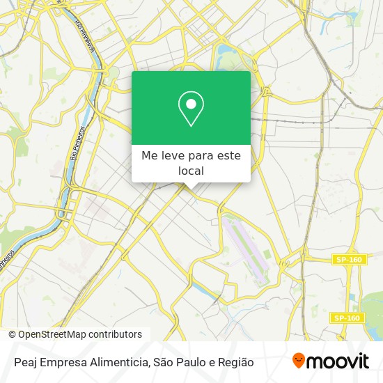 Peaj Empresa Alimenticia mapa