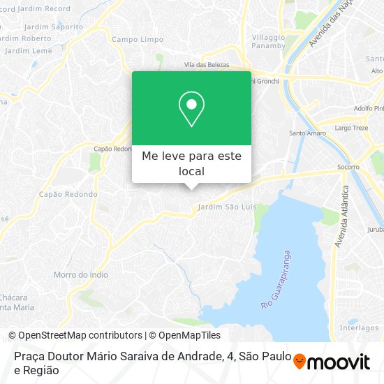 Praça Doutor Mário Saraiva de Andrade, 4 mapa