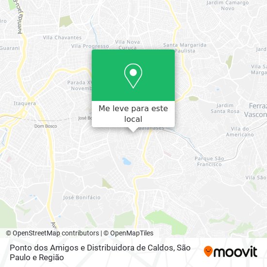Ponto dos Amigos e Distribuidora de Caldos mapa