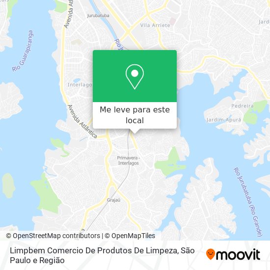 Limpbem Comercio De Produtos De Limpeza mapa