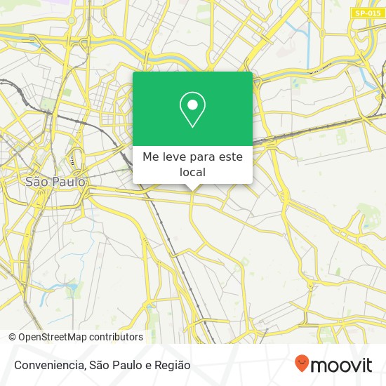 Conveniencia, Rua dos Trilhos Móoca São Paulo-SP 03168-010 mapa
