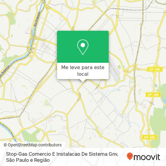 Stop-Gas Comercio E Instalacao De Sistema Gnv, Avenida Washington Luís, 4885 Campo Belo São Paulo-SP 04627-003 mapa