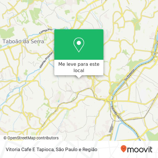 Vitoria Cafe E Tapioca, Rua Cariutaba, 7 Jardim Ingá São Paulo-SP 05736-070 mapa