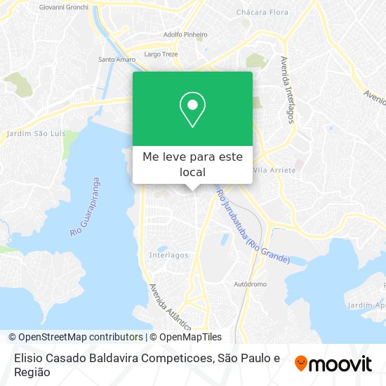 Elisio Casado Baldavira Competicoes mapa