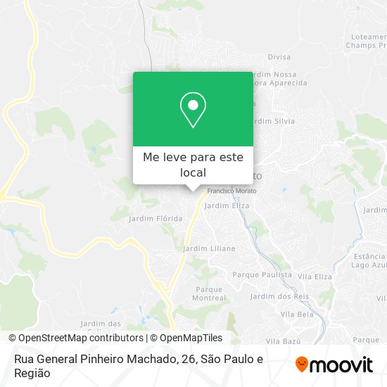 Rua General Pinheiro Machado, 26 mapa