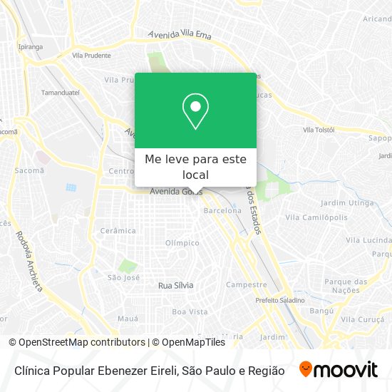 Clínica Popular Ebenezer Eireli mapa
