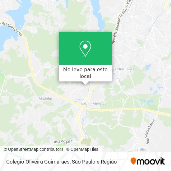 Colegio Oliveira Guimaraes mapa