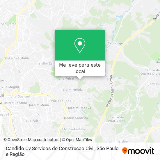 Candido Cv Servicos de Construcao Civil mapa